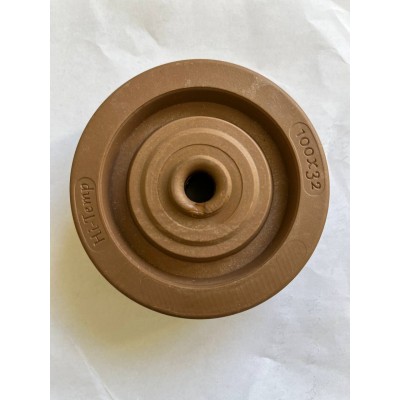 Колесо 100х32 ось 12/40 (000-050-100, H-PPA100) полиамид  t-280 Ls