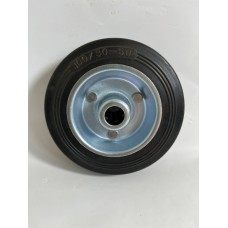 Колесо 100х27 ось 12х40 (000-001С-100) металл/резина Lw C КНР