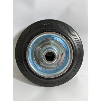 Колесо 160x40 ось 20x58 (000-010С-160) металл/резина Lw C КНР