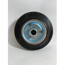 Колесо 125x35 ось 15x40 (000-010С-125) металл/резина Lw