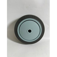 Колесо 100х32 ось 10х41 (000-063C-100) пластик/TPR Lk 6202
