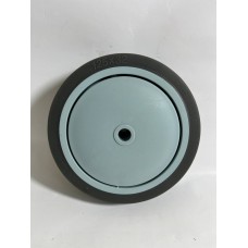 Колесо 125х30 ось 10х41 (000-063C-125) пластик/TPR Lk 6202