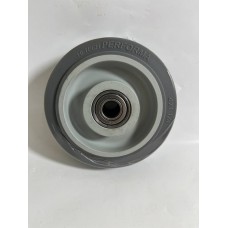 Колесо 100x32 ось12x36 (000-064C-100) пластик/TPR Lk 2x6001