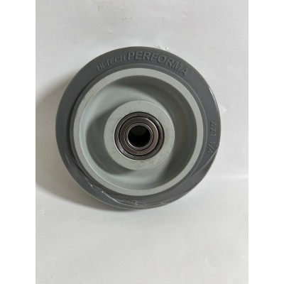 Колесо 100x32 ось12x36 (000-064C-100) пластик/TPR Lk 2x6001