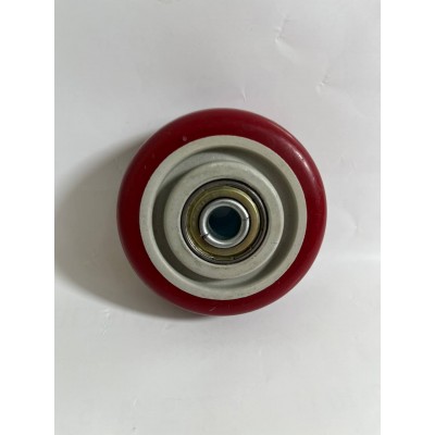 Колесо 75x32 ось10x40 (000-067C-075) пластик/полиуретан  Lk 2x6001 C КНР