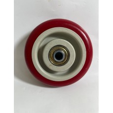 Колесо 100x32 ось10x40 (000-067C-100) пласт/полиуретан  Lk 2x6001 C КНР