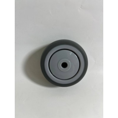 Колесо 50x22 ось 6x25 (000-104-050) пластик/TPR Lk 608 C КНР