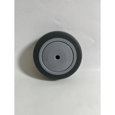 Колесо 75x24 ось 6x26 (000-104-075) пластик/TPR Lk