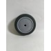 Колесо 75x24 ось 6x26 (000-104-075) пластик/TPR Lk