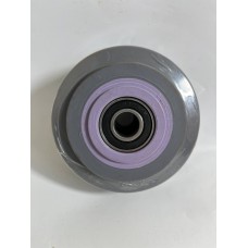 Колесо 100x50 ось 15x55 (000-215C-100) пластик/TPR 2x6202RS C КНР