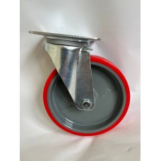 Колесо С 200 (101-025C-200) с кронштейном поворотным пластик/ТПР