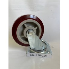 Колесо C 150 (181-210C-150) с кронштейном поворотным пластик/полиуретан