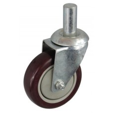 Колесо А 125 (010-061-125) с кронштейном поворотным пластик/полиуретан с осью fi.22 Колесо А 125 (010-061-125) с кронштейном поворотным пластик/полиуретан с осью fi.22