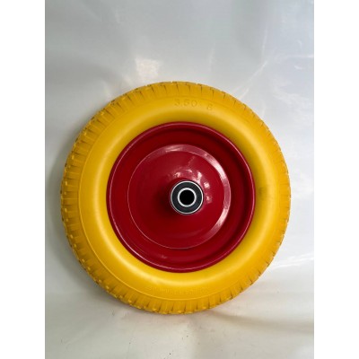 Колесо PU 375х87 (3.50-8)ось 20х110 (000-414-375) (мет.д) 2x6204 RS С КНР