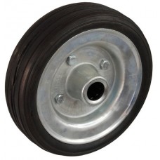 Колесо 160x45 ось 20x60 (000-009-160) металл/резина сборный диск Lw 