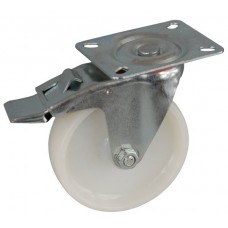 Колесо А 160 (002-020-160) с кронштейном поворотным полиамид с втулкой с тормозом