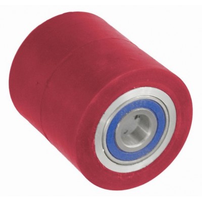 Колесо 80х70 ось 20x70 (000-220-870) чугун/полиуретан Lk 2x6204Z