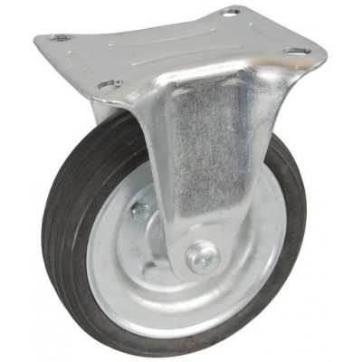 Колесо С 200 (103-009-200) с кронштейном металл/резина сборный диск