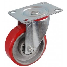 Колесо C 75 (101-080-075) с кронштейном поворотным чугун/полиуретан