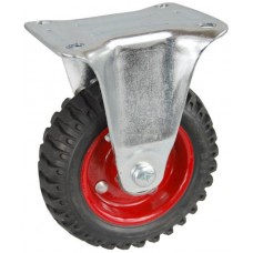 Колесо С 125 (103-200-125) с кронштейном металл/резина с шариковым подшипником