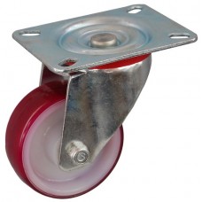 Колесо С 100 (101-026-100) с кронштейном поворотным полиамид/полиуретан с роликовым подшипником