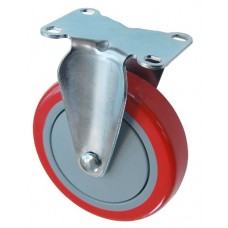 Колесо F 100 (203-061-100) с кронштейном пластик/полиуретан Колесо F 100 (203-061-100) с кронштейном пластик/полиуретан