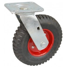 Колесо SA 200 (301-200-200) с кронштейном поворотным металл/резина с шариковым подшипником