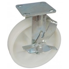 Колесо SA 175 (304-030-175) с кронштейном полиамид с шариковым подшипником с тормозом