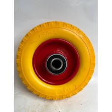 Колесо PU 225х62 (2,50-4) ось 20x98 (000-405-225) (мет.д.) 2x6204 RS РП
