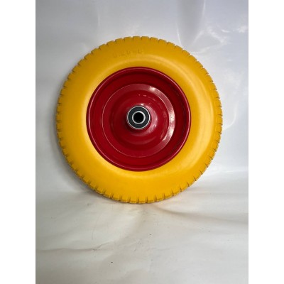 Колесо PU 360х80 (3.25-8)ось 20x110 (000-414-360) (мет.д.) Fm Lk 2x6204RS С