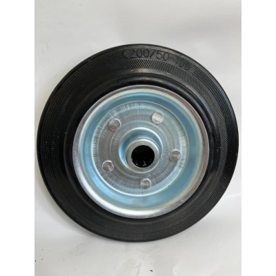 Колесо 200x45 ось 20x56 (000-001-200) металл/резина Lw